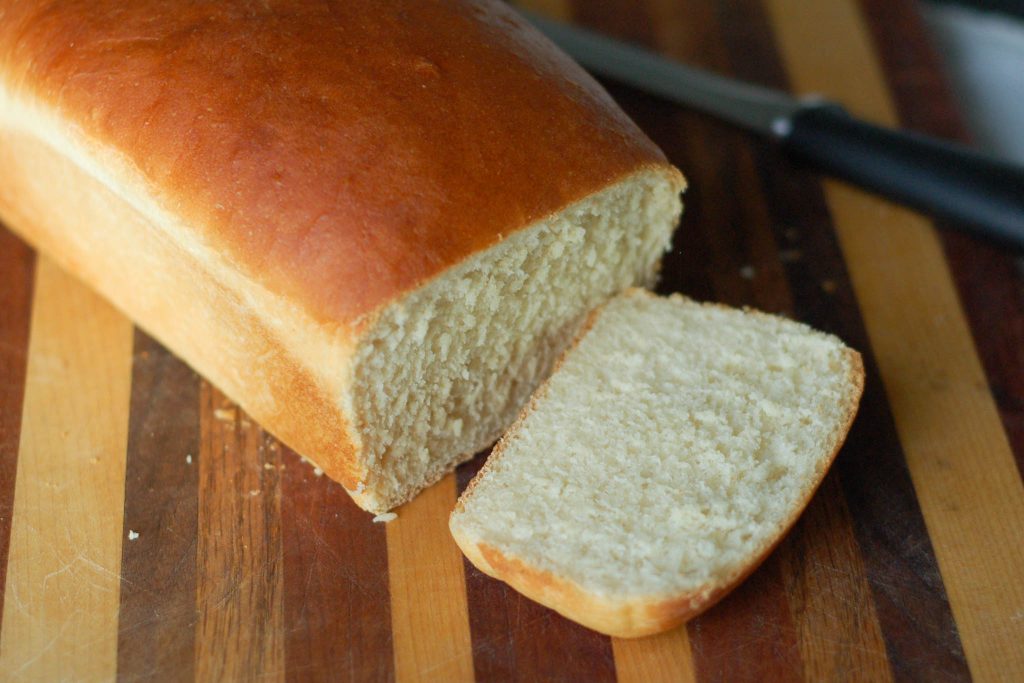 sliced homemade bread