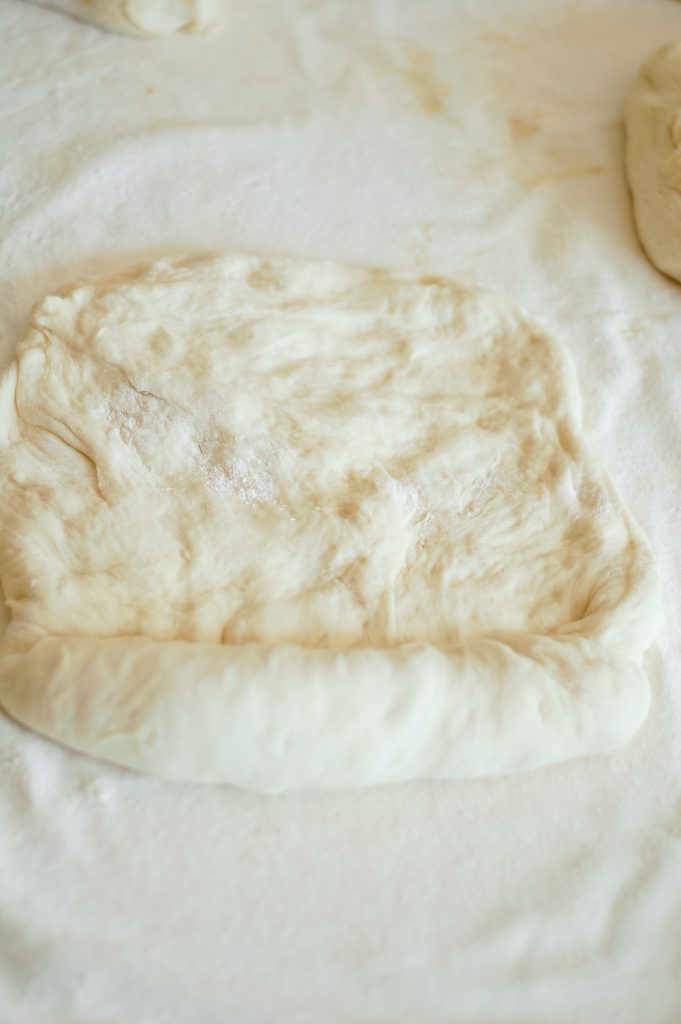 rolling bread dough