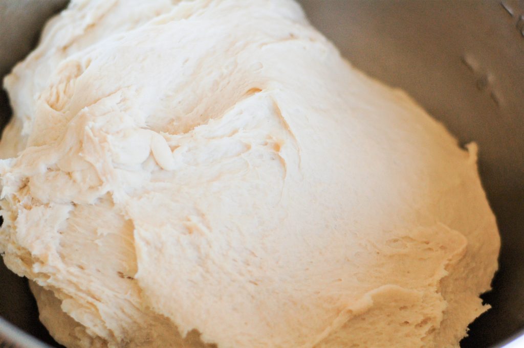 bread dough in bowl