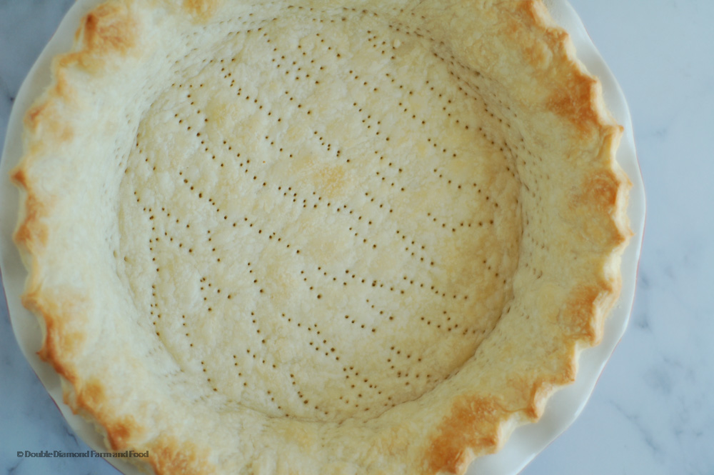 golden baked pie crust